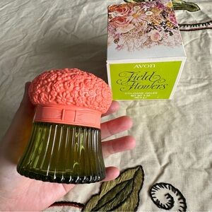 Avon Field Flowers Cologne Gel - Coral and Green